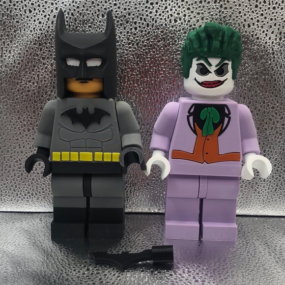 3D Printed LEGO Batman and Joker Figures - Picture 2 of 4